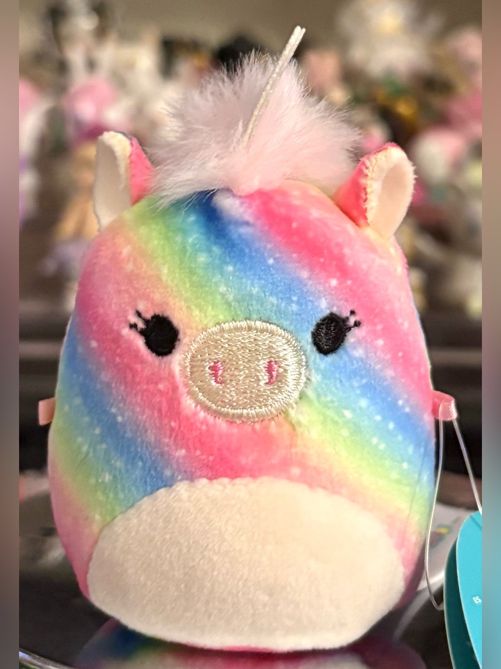 Prim the Rainbow Unicorn 2.5" Squishmallow Micromallow Stuffed Plush Animal Toy